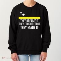 Uracao Flag They Dreamed It Fought For It Women's Sweatshirt thumb 0
