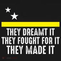 Uracao Flag They Dreamed It Fought For It Doggie Tank thumb 4