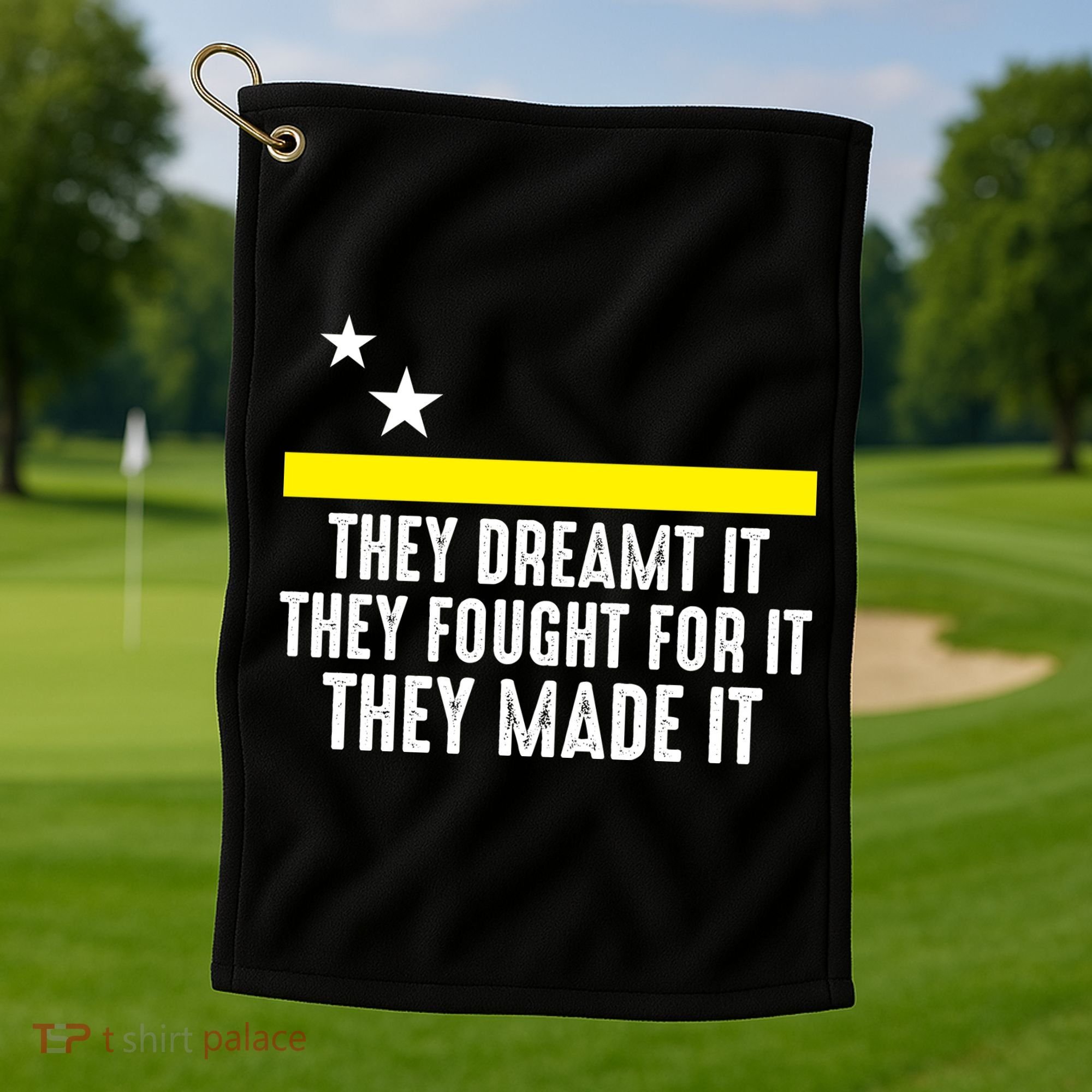 Uracao Flag They Dreamed It Fought For It Golf Towel