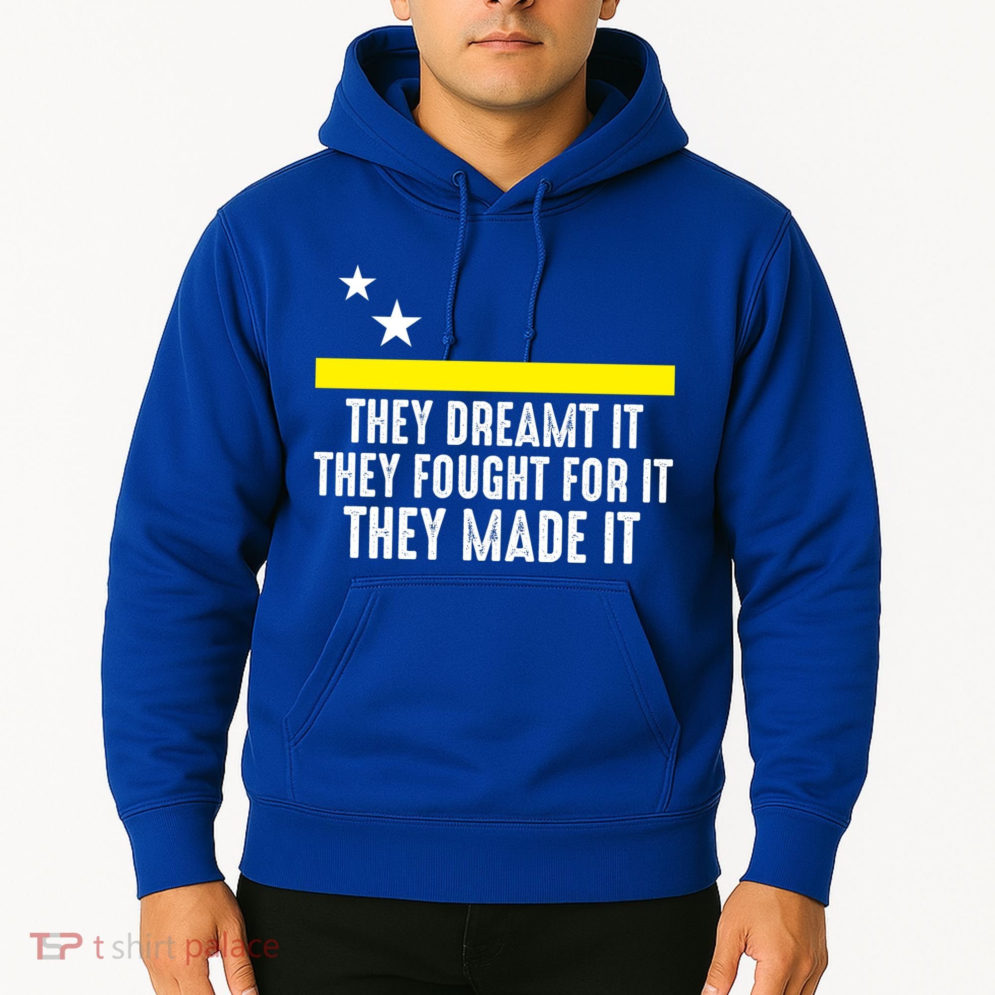 Uracao Flag They Dreamed It Fought For It Hoodie
