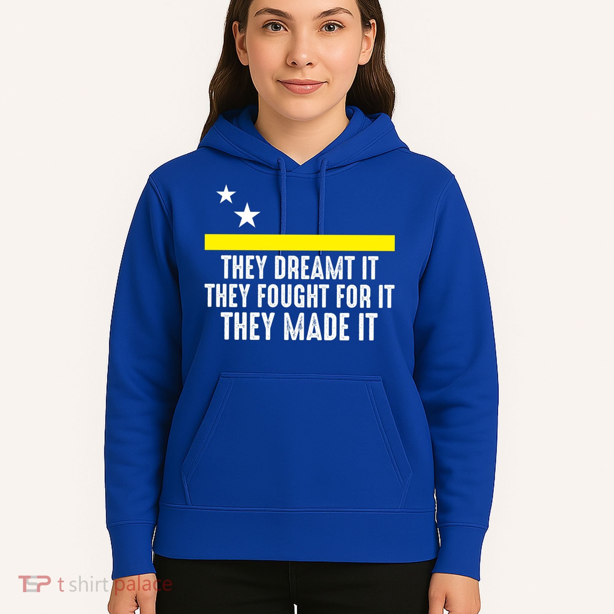 Uracao Flag They Dreamed It Fought For It Hoodie