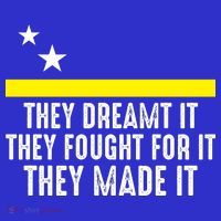Uracao Flag They Dreamed It Fought For It Long Sleeve Shirt thumb 2