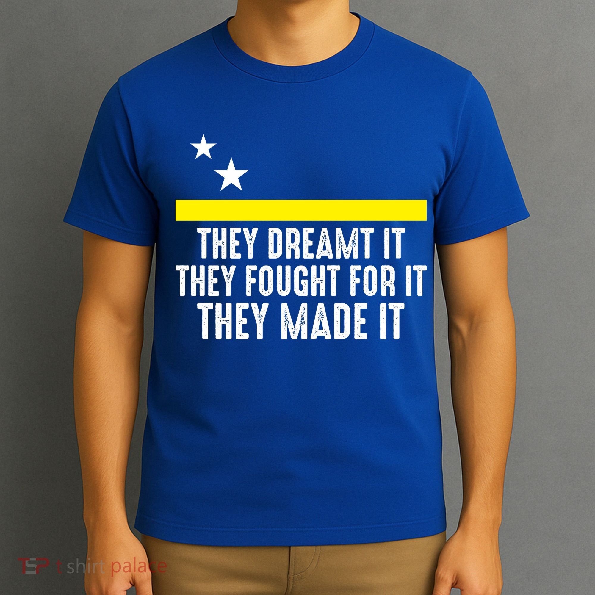 Uracao Flag They Dreamed It Fought For It T-Shirt
