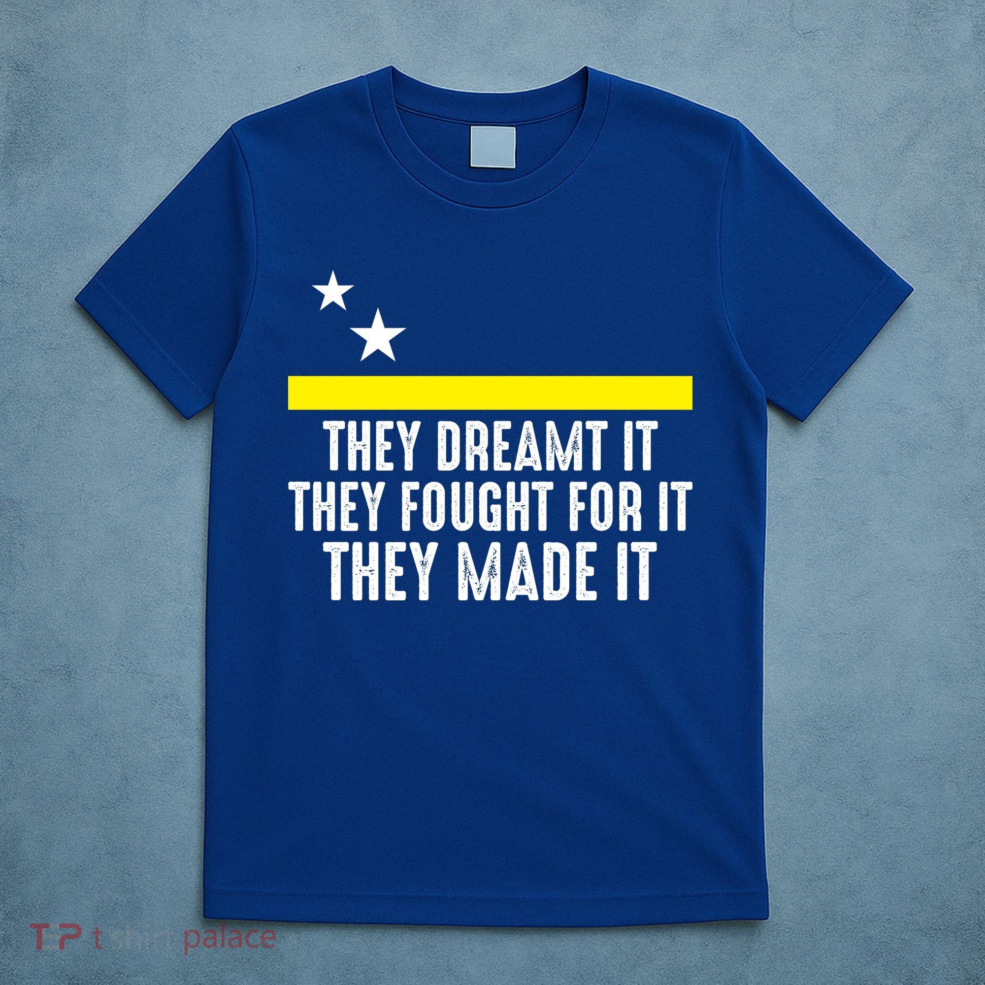 Uracao Flag They Dreamed It Fought For It T-Shirt