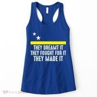 Uracao Flag They Dreamed It Fought For It Women's Tank Top thumb 0