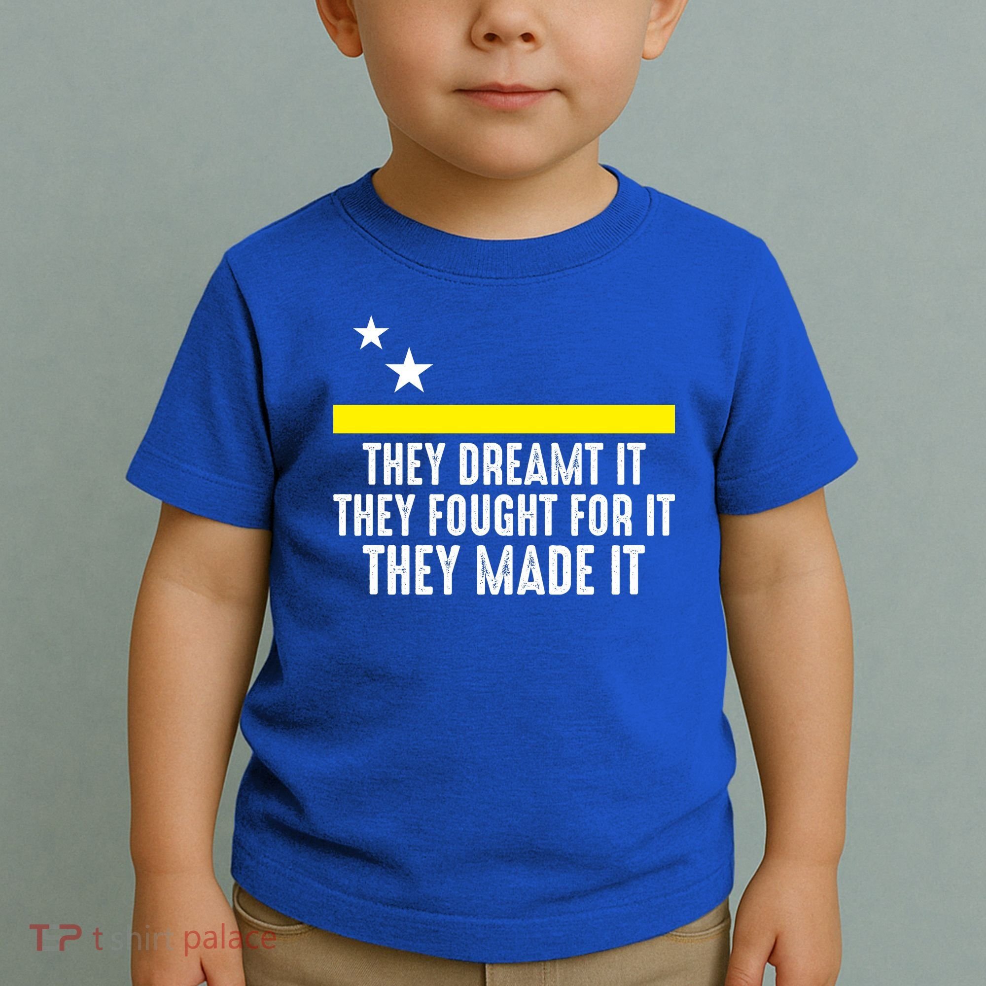 Uracao Flag They Dreamed It Fought For It Toddler T-Shirt