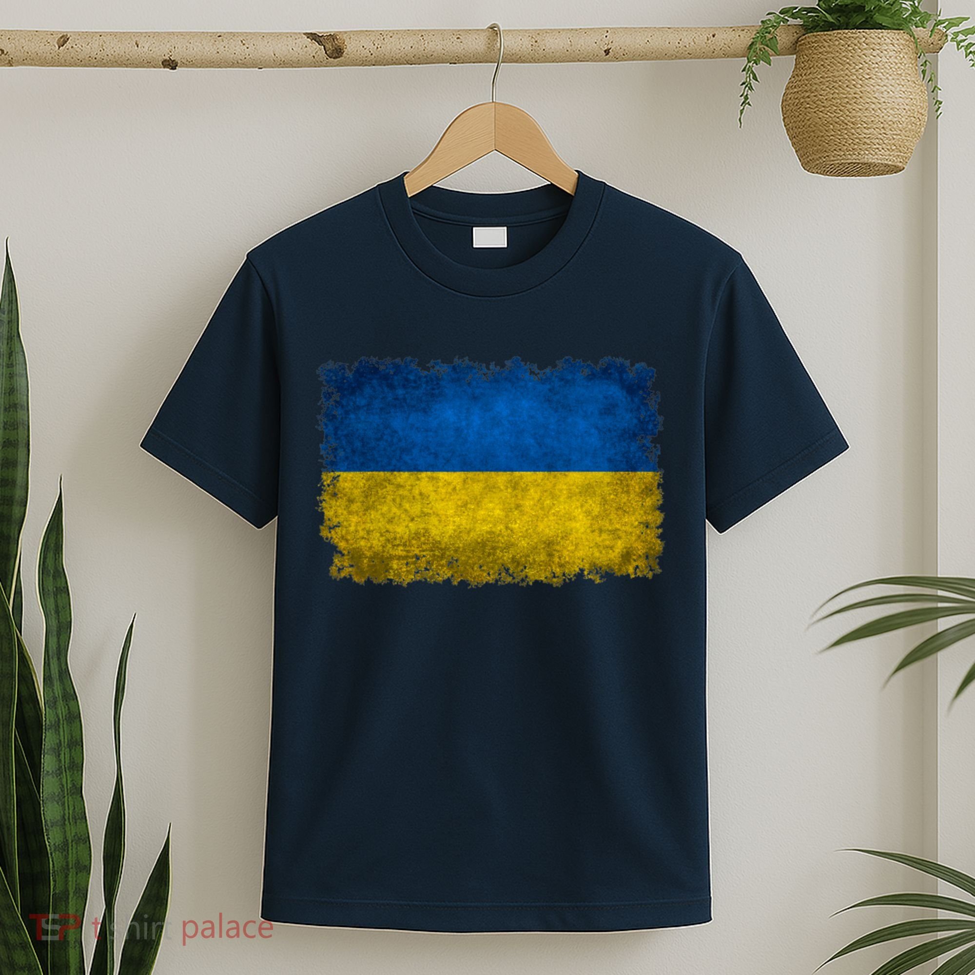 Ukraine Flag Ukrainian Ukraine Pride Vintage FLag T-Shirt