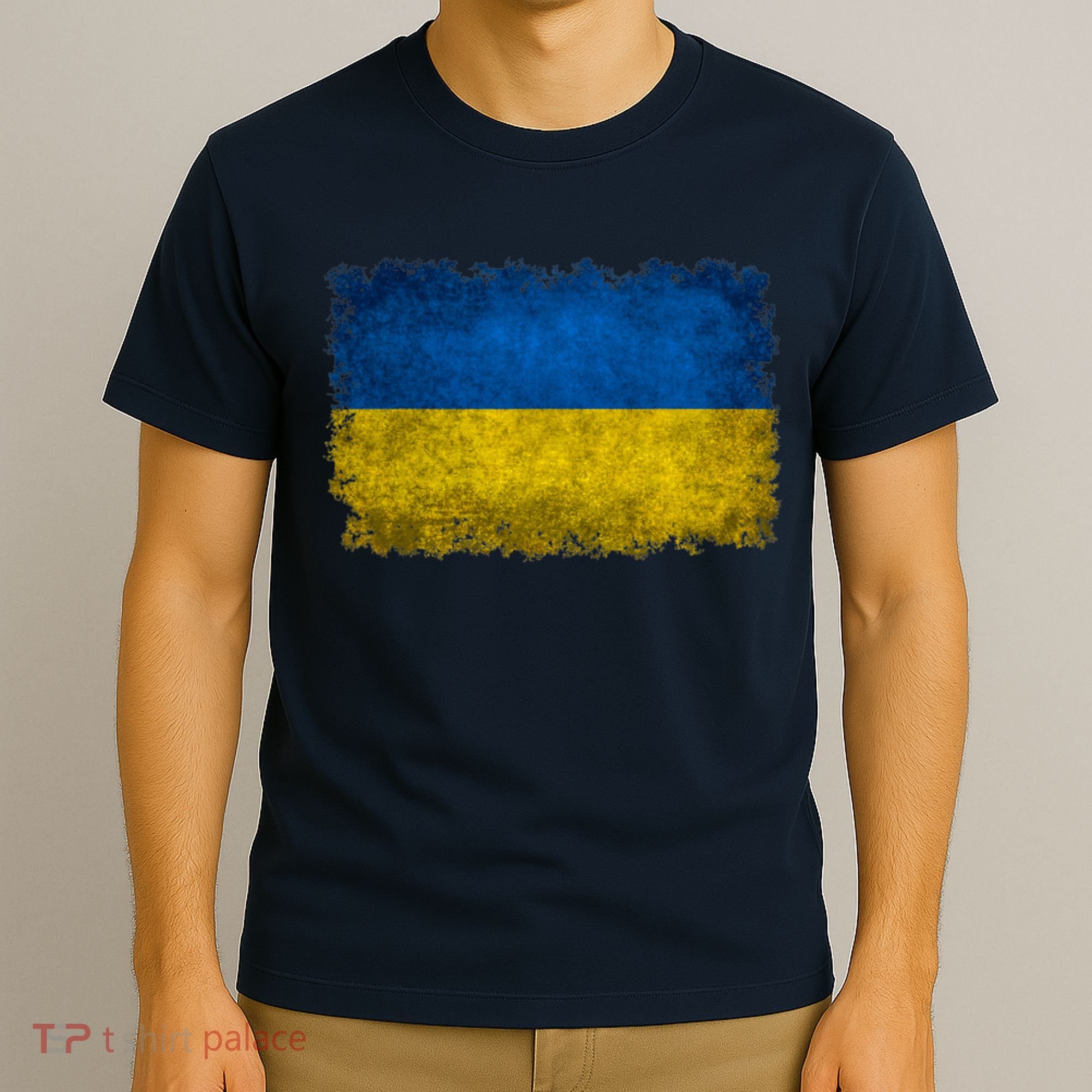 Ukraine Flag Ukrainian Ukraine Pride Vintage FLag T-Shirt