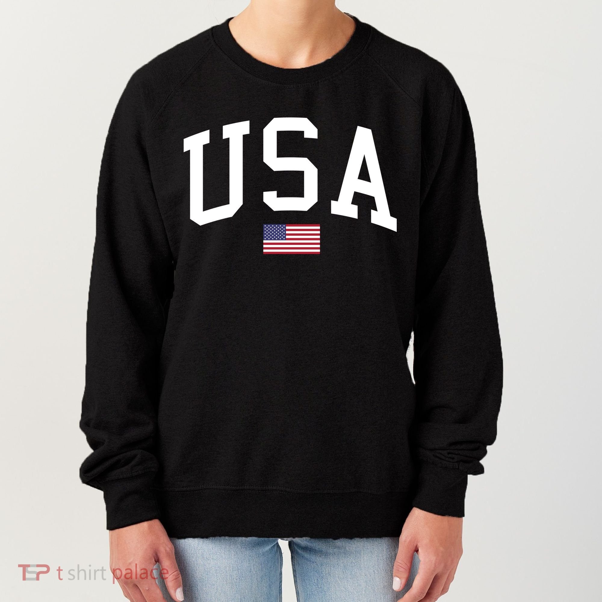 USA Flag Women's Sweatshirt