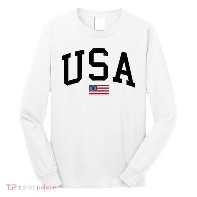 USA Flag Long Sleeve Shirt