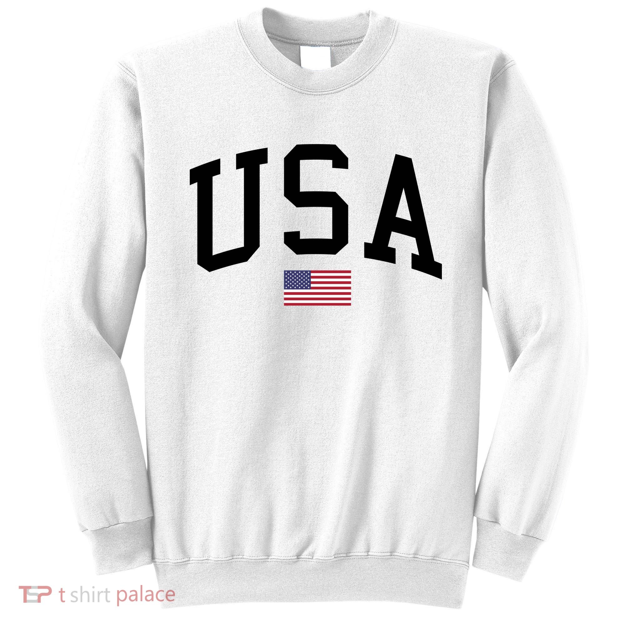 USA Flag Sweatshirt