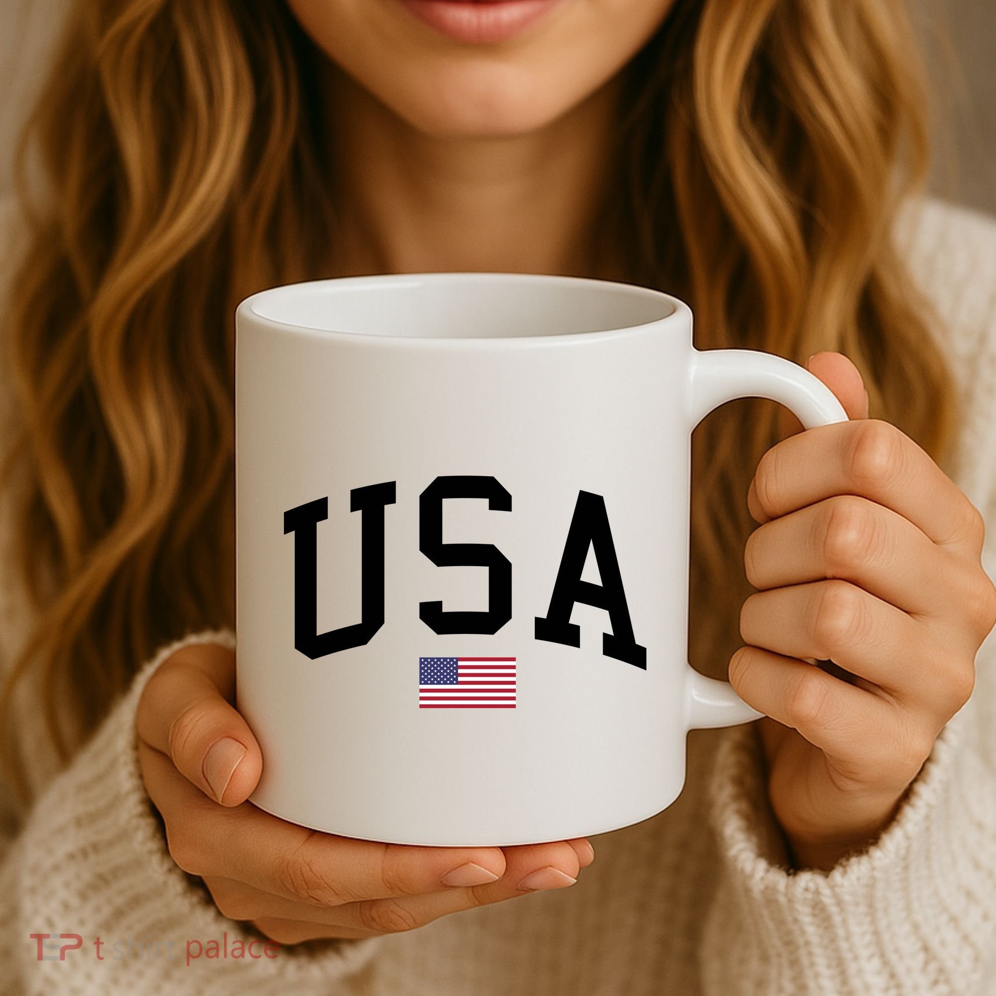 USA Flag Coffee Mug