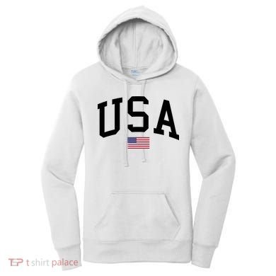 USA Flag Women's Hoodie