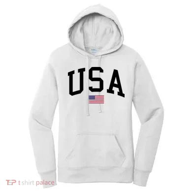 USA Flag Women's Hoodie