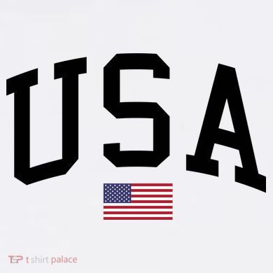 USA Flag Crop Fleece Hoodie