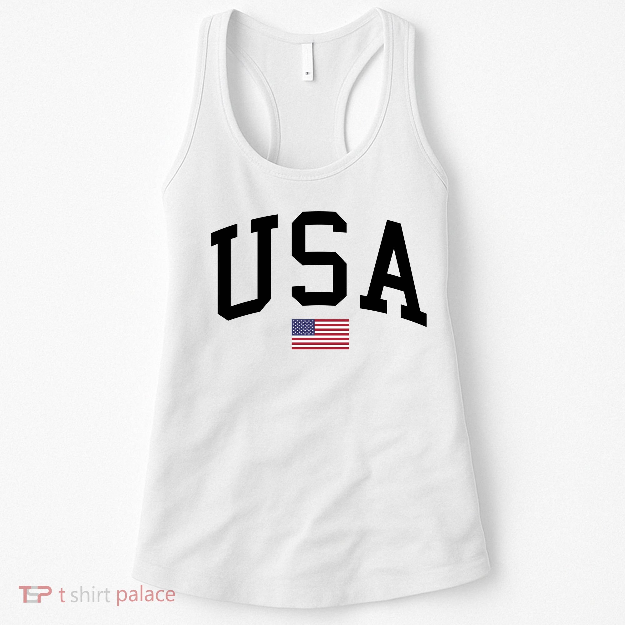 USA Flag Women's Tank Top