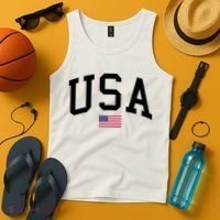 USA Flag Tank Top thumb 4