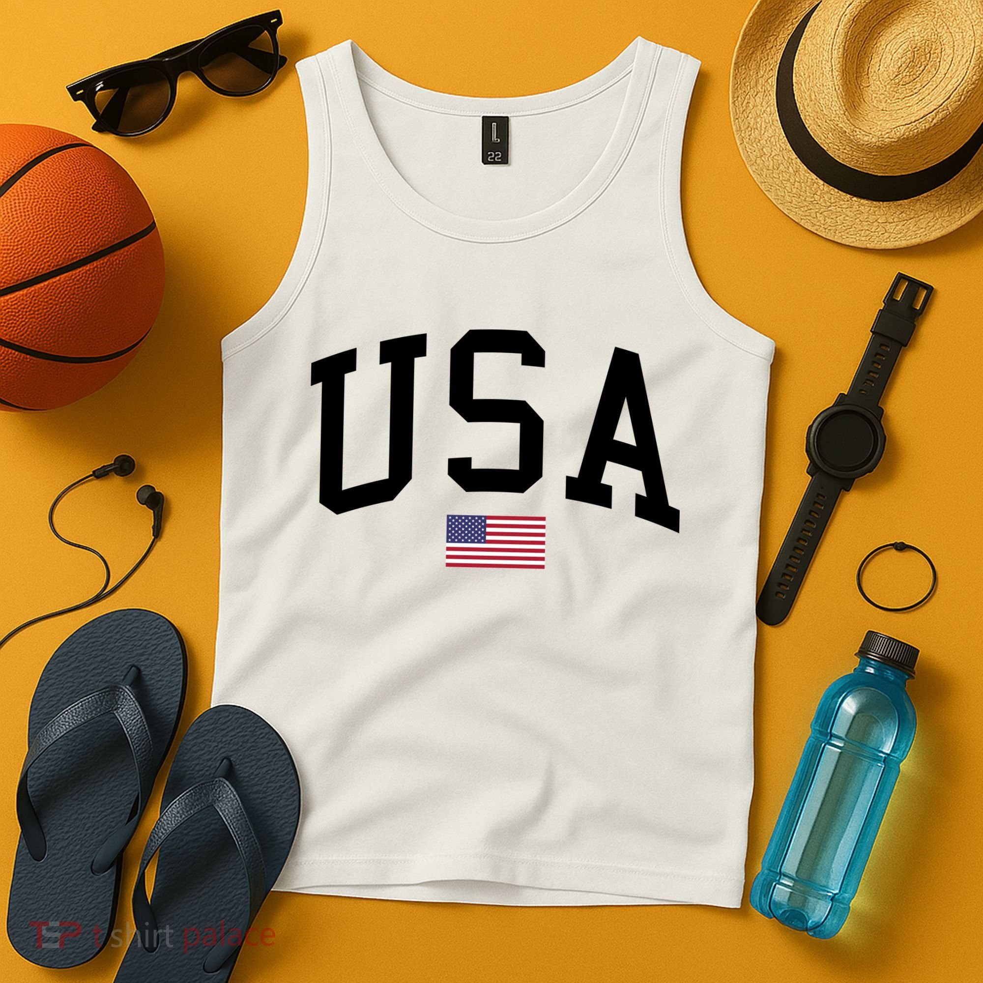 USA Flag Tank Top