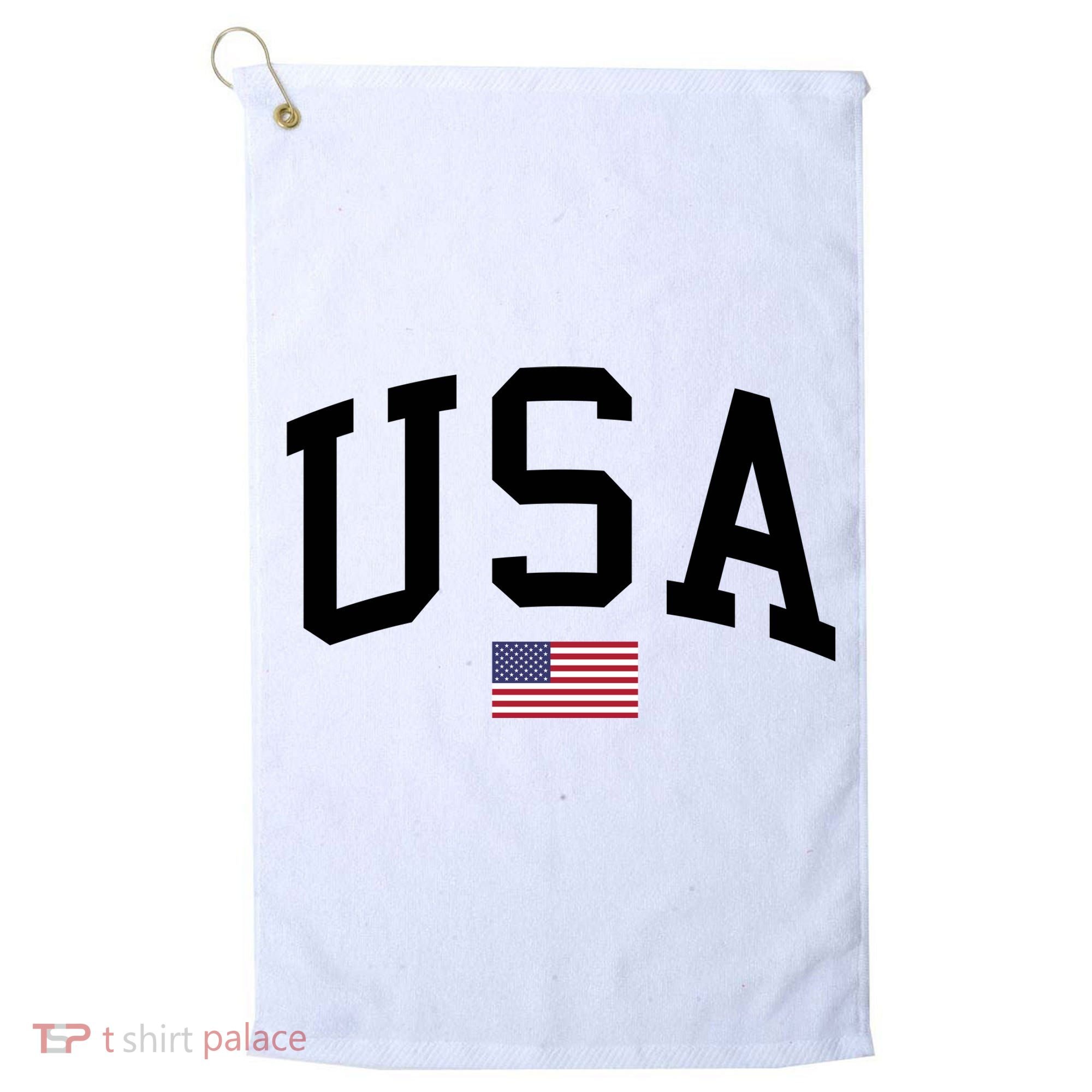 USA Flag Golf Towel