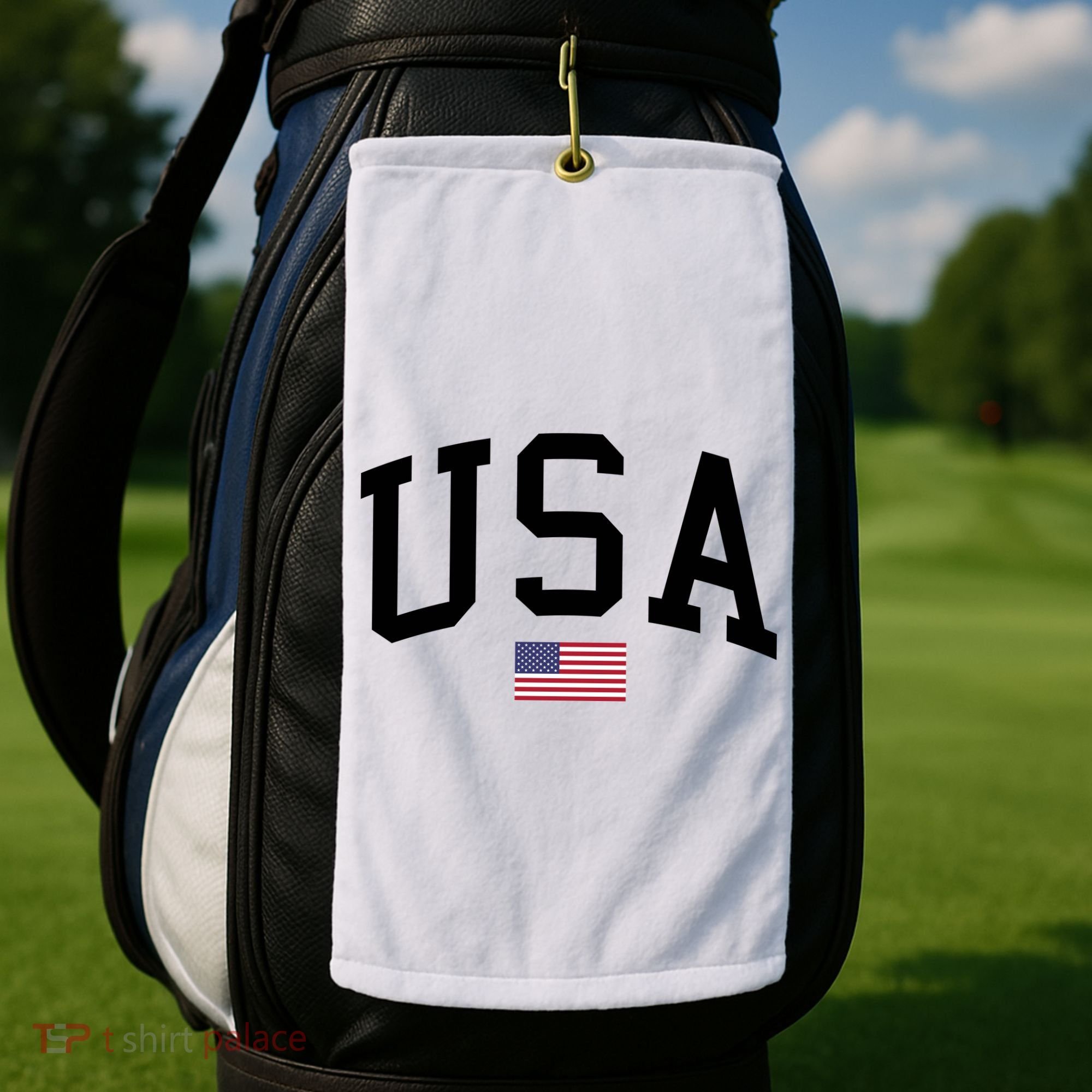 USA Flag Golf Towel