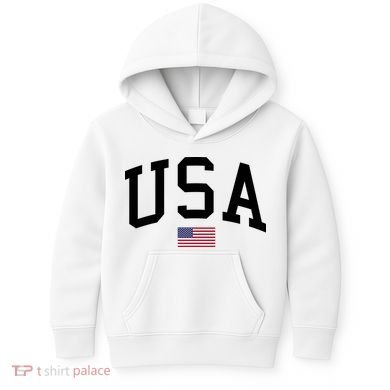 USA Flag Kids Hoodie