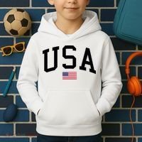 USA Flag Kids Hoodie thumb 2