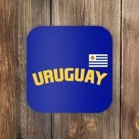 Uruguay Flag Uruguayan Pride International Country Funny Gift Coaster thumb 0
