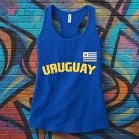 Uruguay Flag Uruguayan Pride International Country Funny Gift Women's Tank Top thumb 3