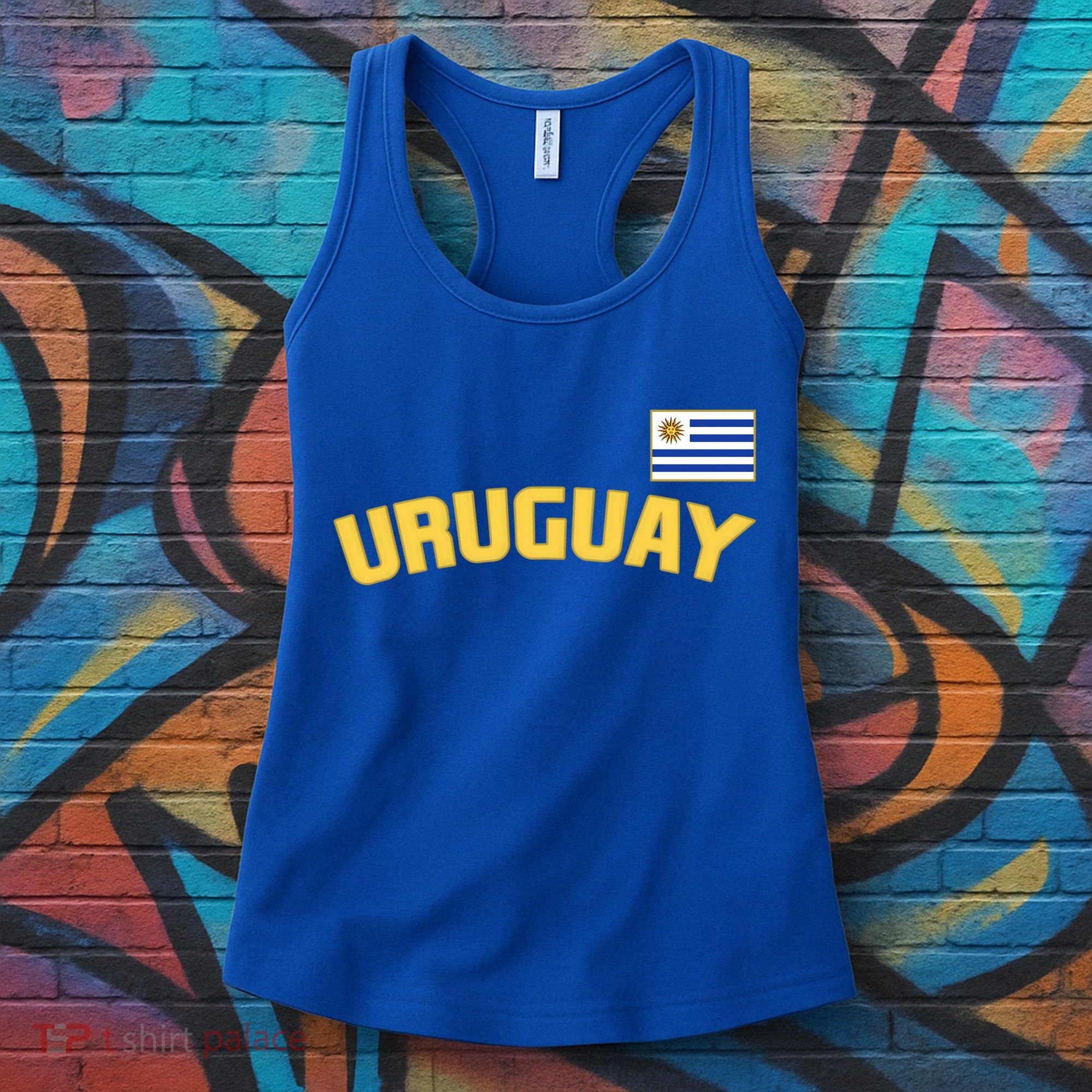 Uruguay Flag Uruguayan Pride International Country Funny Gift Women's Tank Top