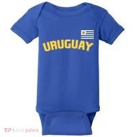 Uruguay Flag Uruguayan Pride International Country Funny Gift Baby Bodysuit thumb 0