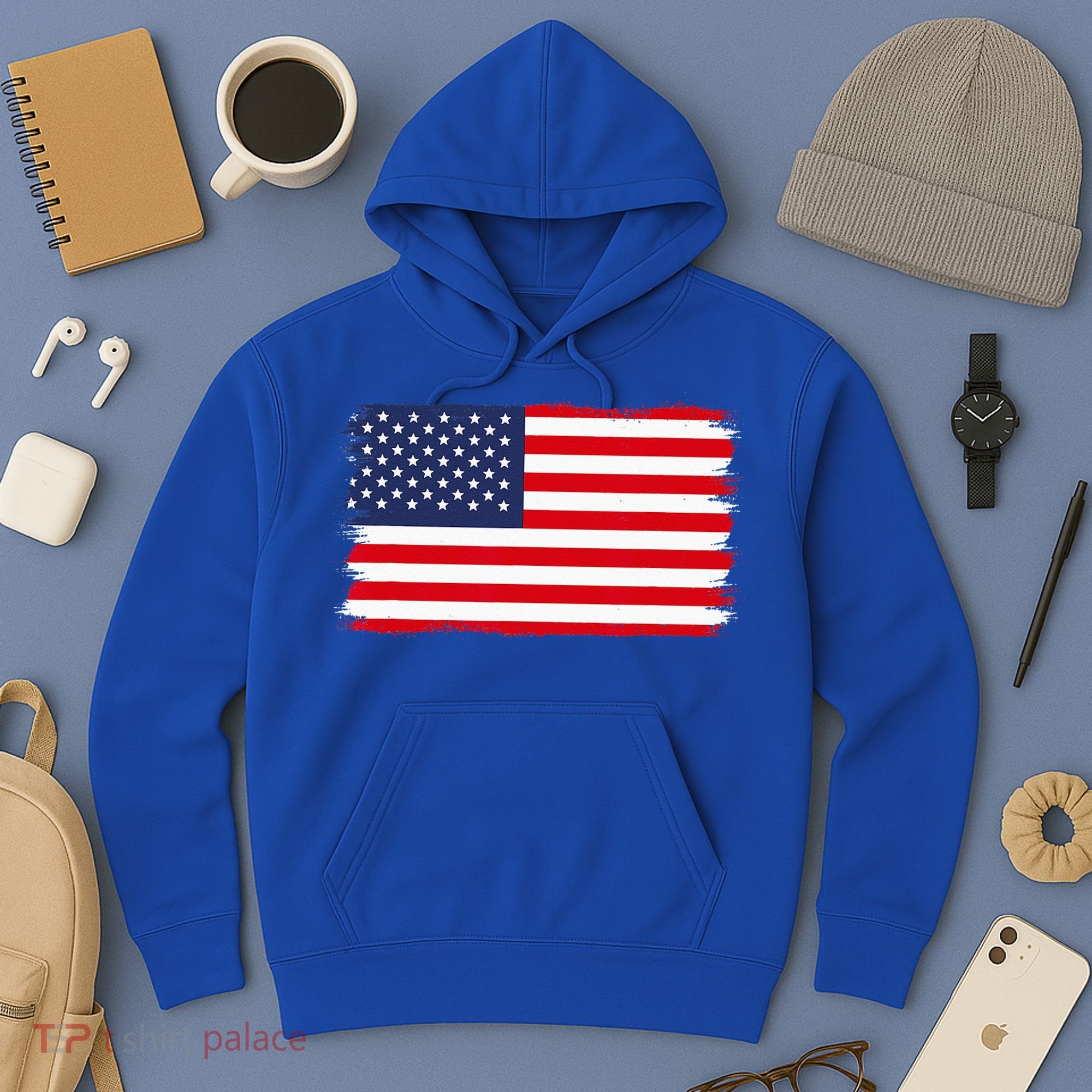 USA Flag Hoodie