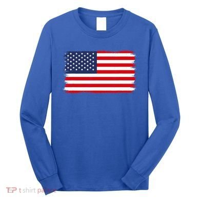 USA Flag Long Sleeve Shirt