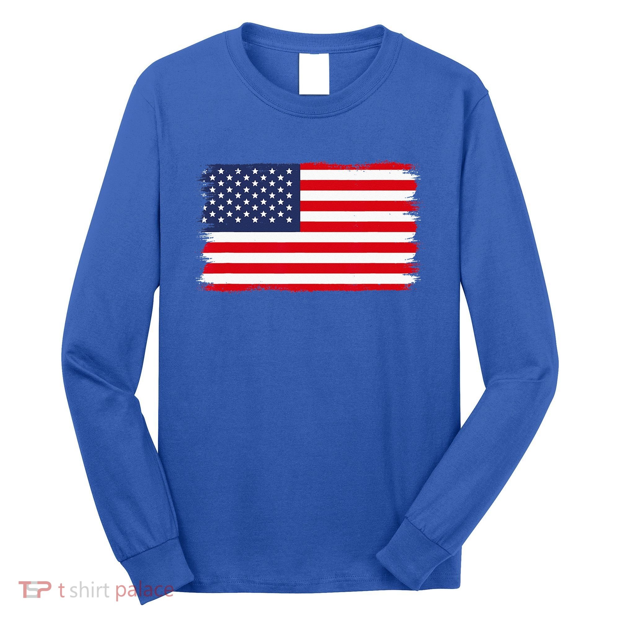 USA Flag Long Sleeve Shirt