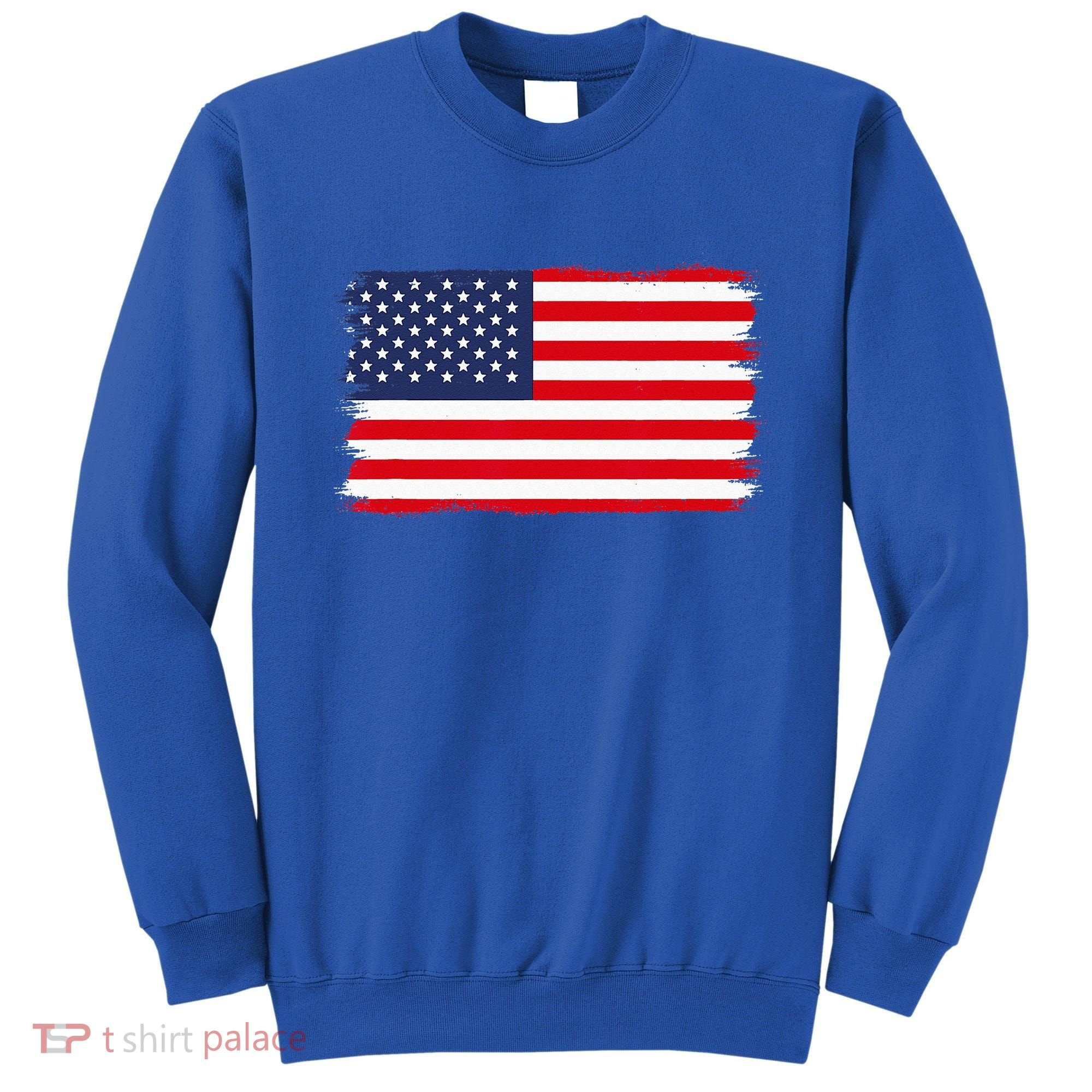 USA Flag Sweatshirt