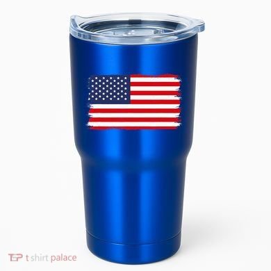 USA Flag Tumbler