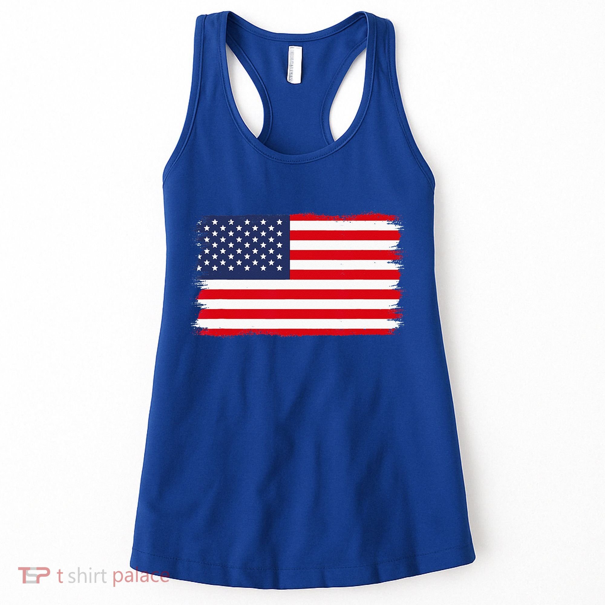 USA Flag Women's Tank Top