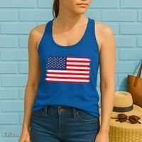 USA Flag Women's Tank Top thumb 2