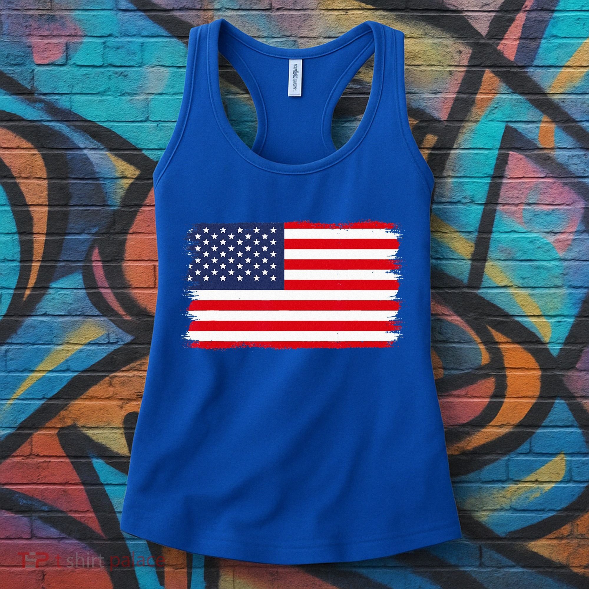 USA Flag Women's Tank Top