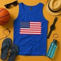 USA Flag Tank Top thumb 4