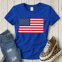 USA Flag Women's T-Shirt thumb 3