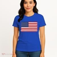 USA Flag Women's T-Shirt thumb 4