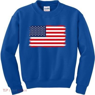 USA Flag Kids Sweatshirt