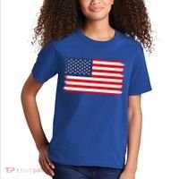 USA Flag Kids T-Shirt thumb 2