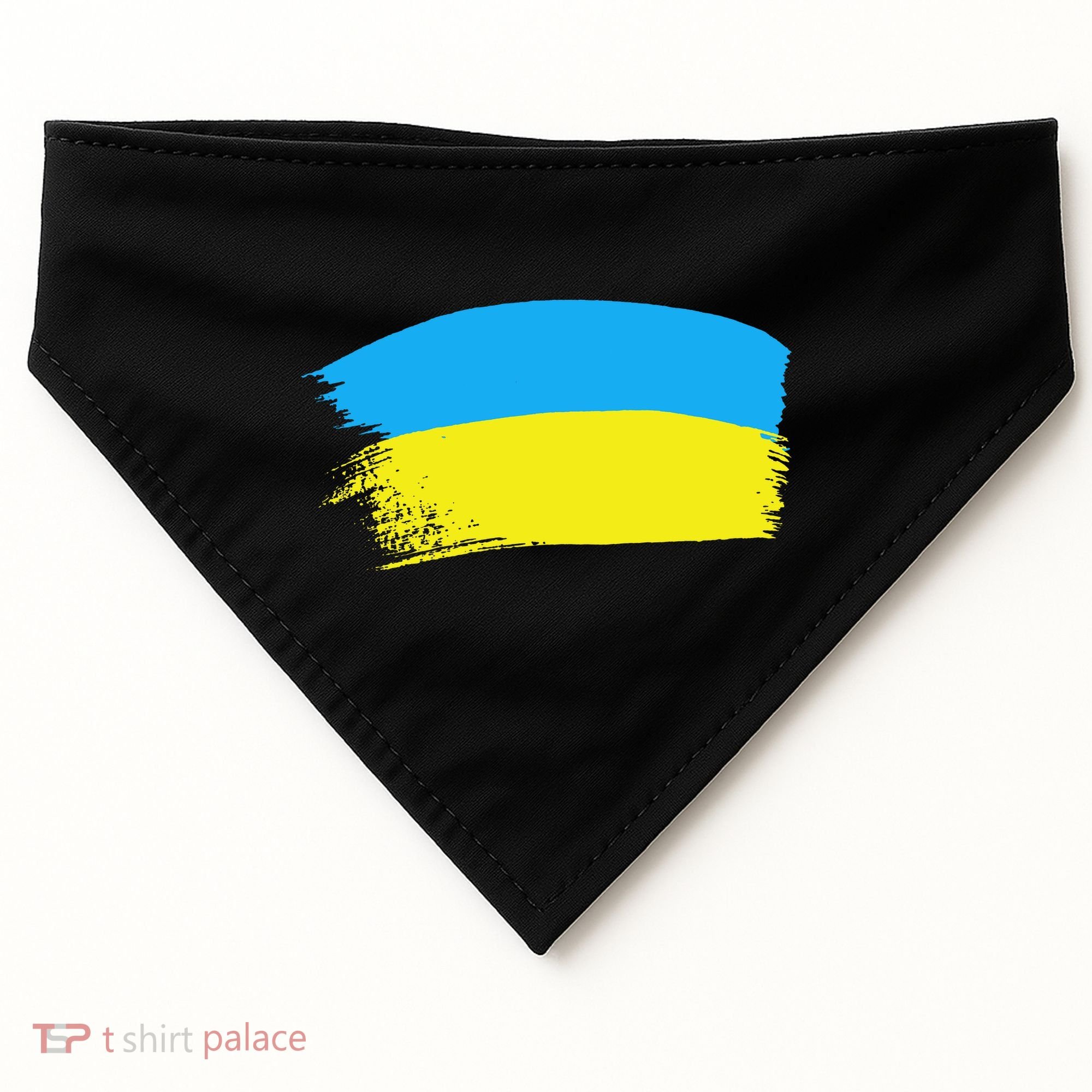 Ukraine Flag USA-Made Doggie Bandana
