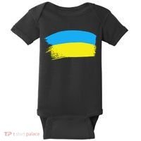 Ukraine Flag Baby Bodysuit thumb 0