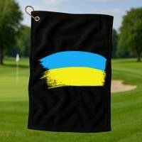 Ukraine Flag Golf Towel thumb 1