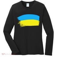 Ukraine Flag Women's Long Sleeve Shirt thumb 0