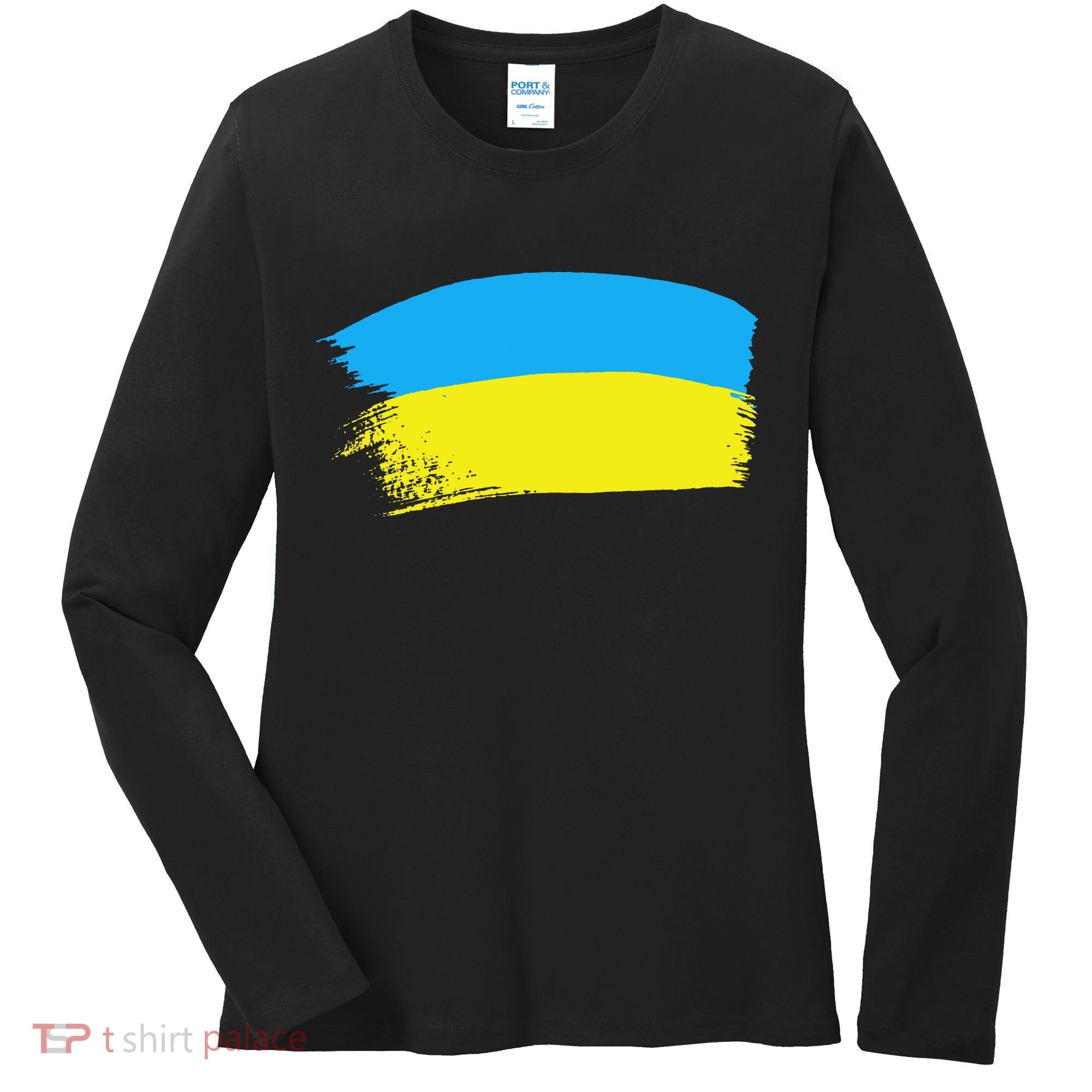 Ukraine Flag Women's Long Sleeve Shirt