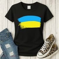 Ukraine Flag Women's T-Shirt thumb 3