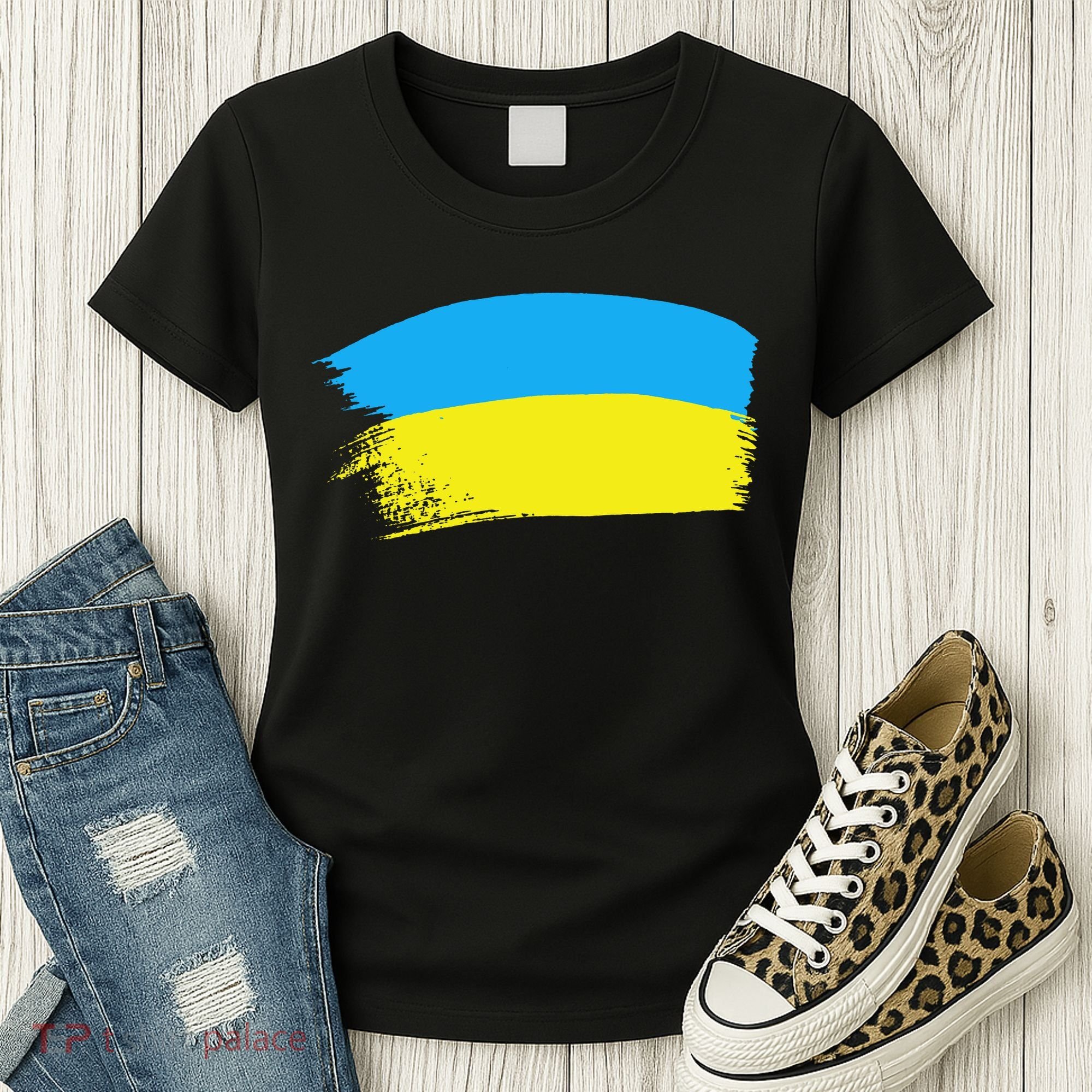 Ukraine Flag Women's T-Shirt